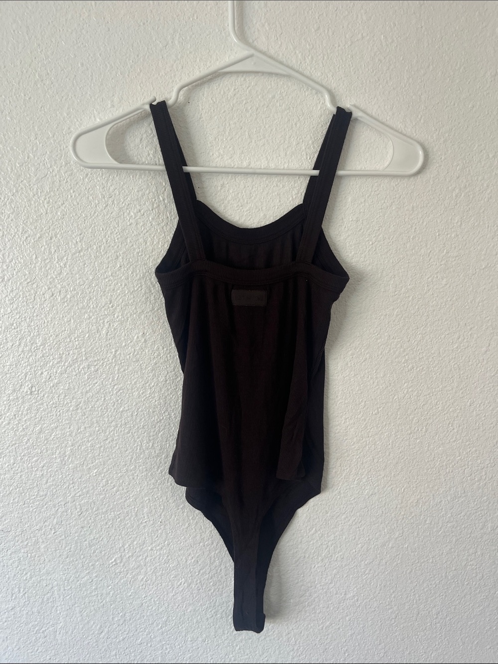 SET ACTIVE Brown Ribbed Thong Bodysuit Size Small - Picture 6 of 6